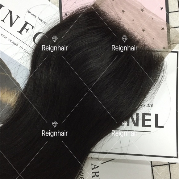 4*4 Virgin remy human hair lace closure